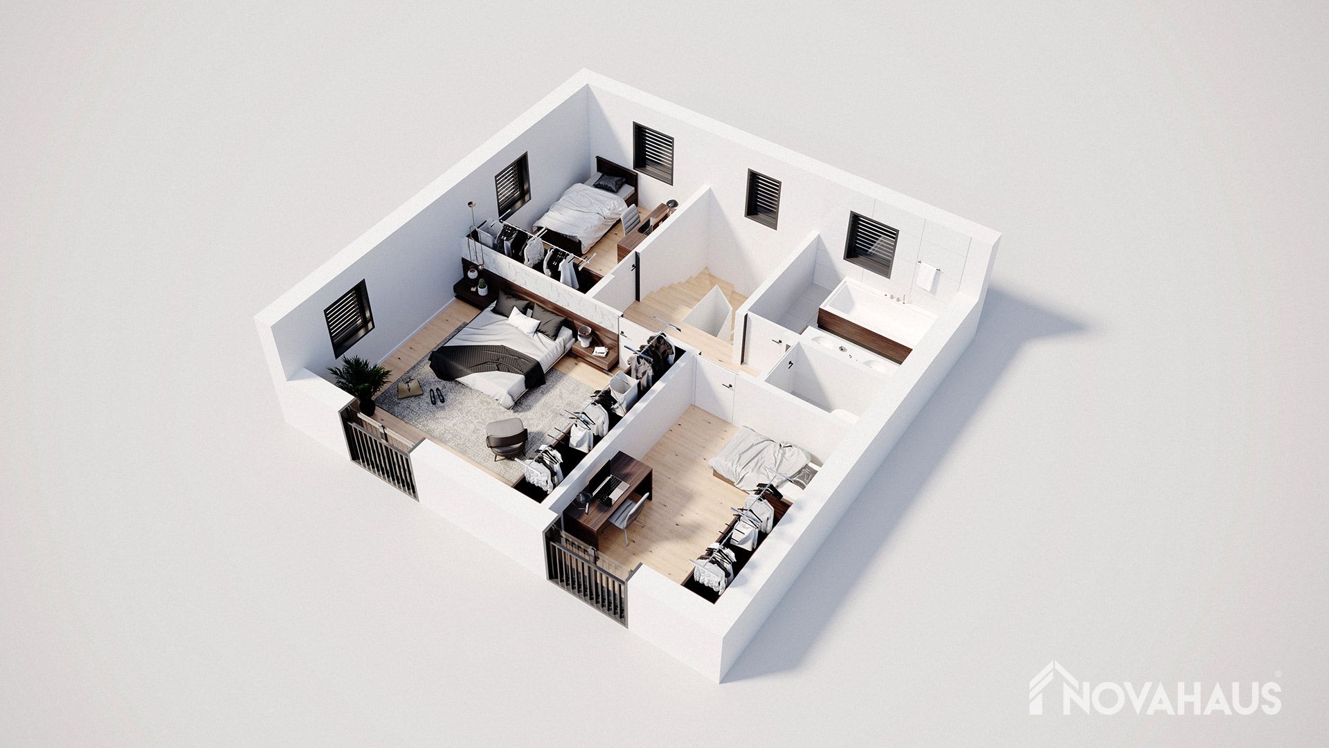 Novahaus Aktionshaus 130 OG 3D Plan